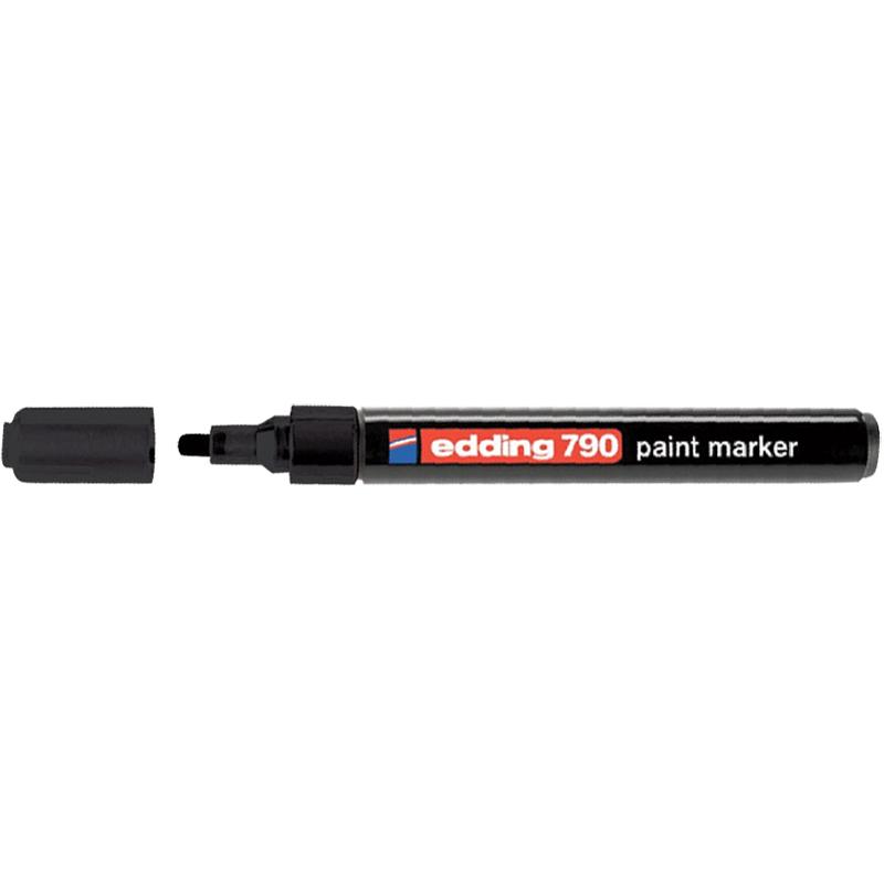 Маркер edding Paint e-790/01, 2-3 мм круглий чорний